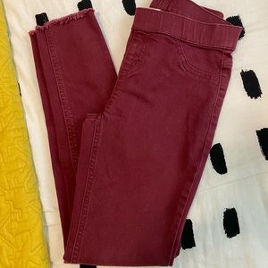 Girls XL 12 Justice Pull On Jean Legging